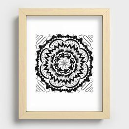 Zen Drawing  Recessed Framed Print