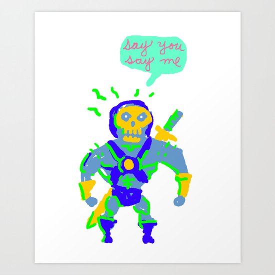 Masters of the universe of love 2 Art Print