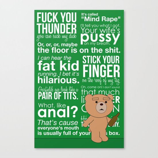 TED : memorable quotes Canvas Print