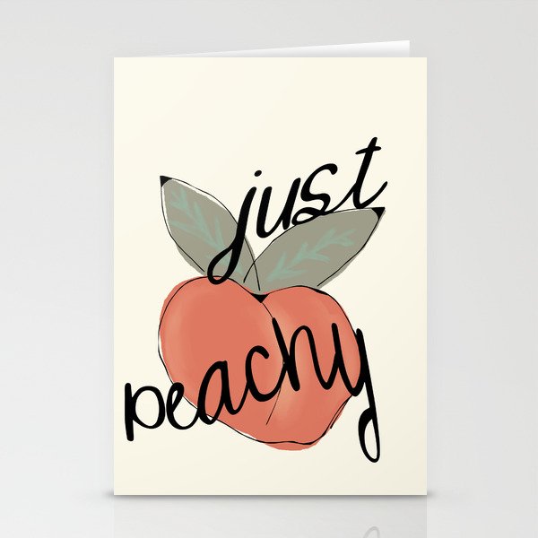 Just Peachy Stationery Cards