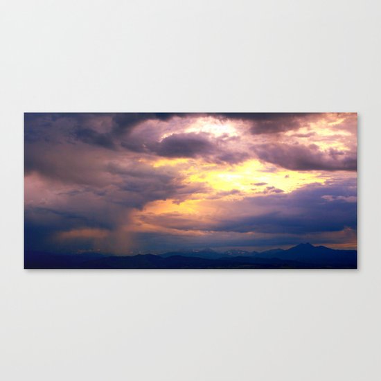 Fire in the Sky Canvas Print