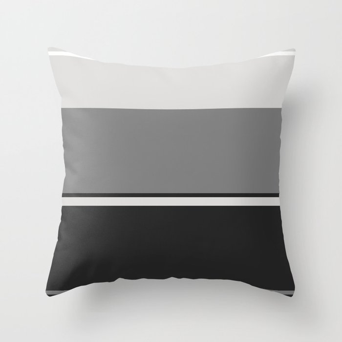 Black white sale grey throw pillows