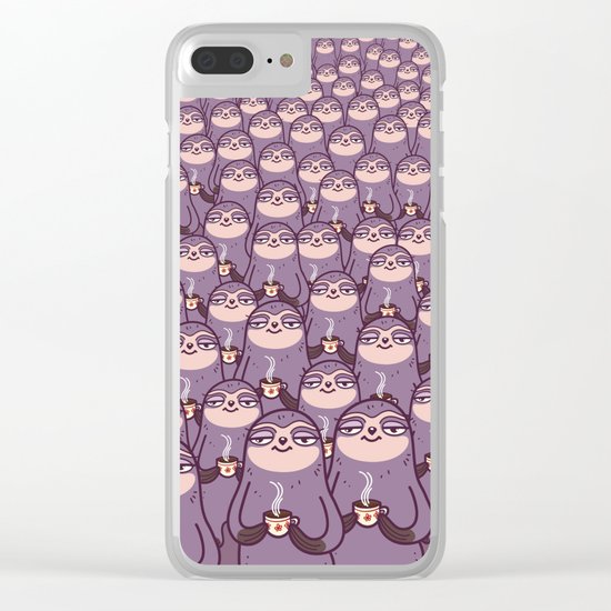 Sloths -tastic! Clear iPhone Case