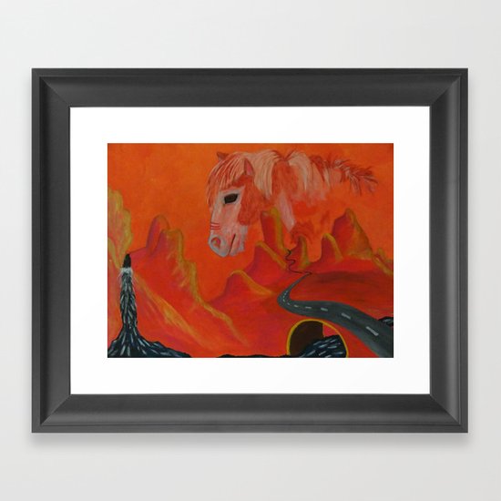 Horse Without a Name Framed Art Print