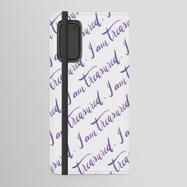 I am treasured pattern Android Wallet Case