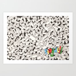 LEGO: Playwell.  Art Print