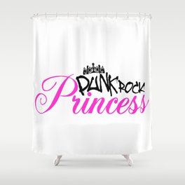 Punk rock princess Shower Curtain