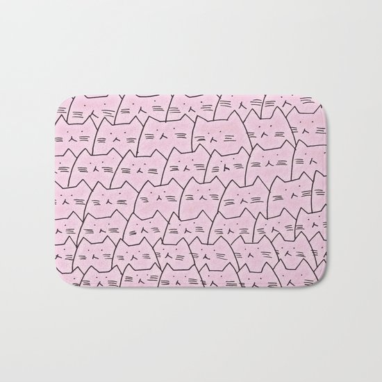 cats-25 Bath Mat