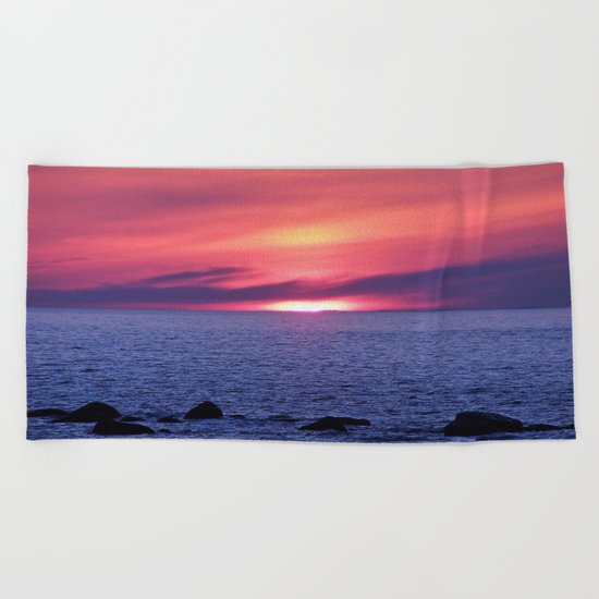 Painted By Nature Beach Towel