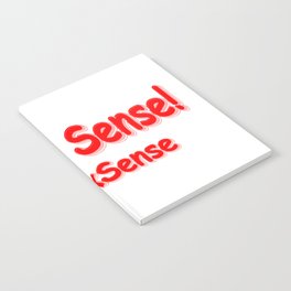 "I Talk Sense" Cute Design. Buy Now Notebook