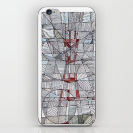 Sutro Tower in the Fog iPhone Skin