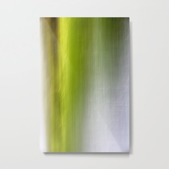 Abstract Reedbed Metal Print