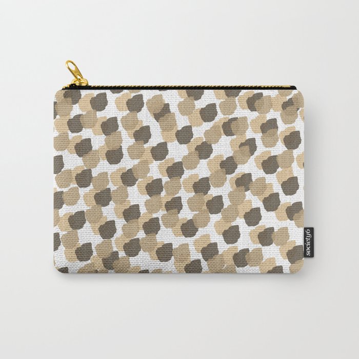 Abstract Camo Blub Military Print Carry-All Pouch
