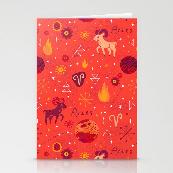 Aries Stationery Cards
