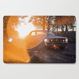Mustang Sparks Flare Cutting Board