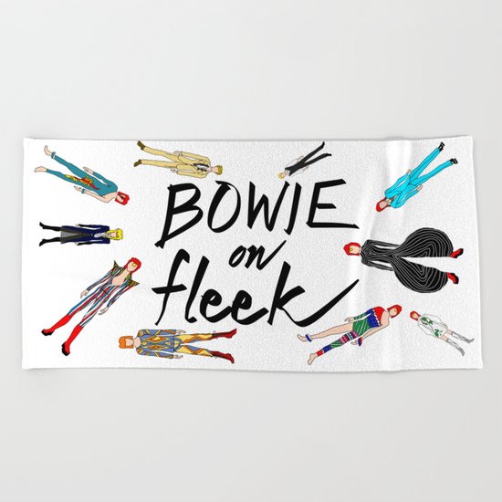 BOWIE on Fleek Beach Towel