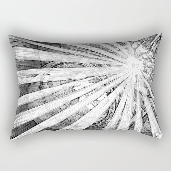 Whiteout Rectangular Pillow