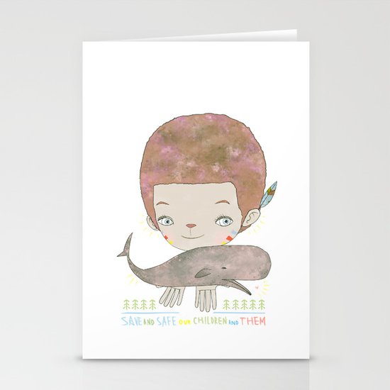 Extinction - SAVE SAFE Stationery Cards