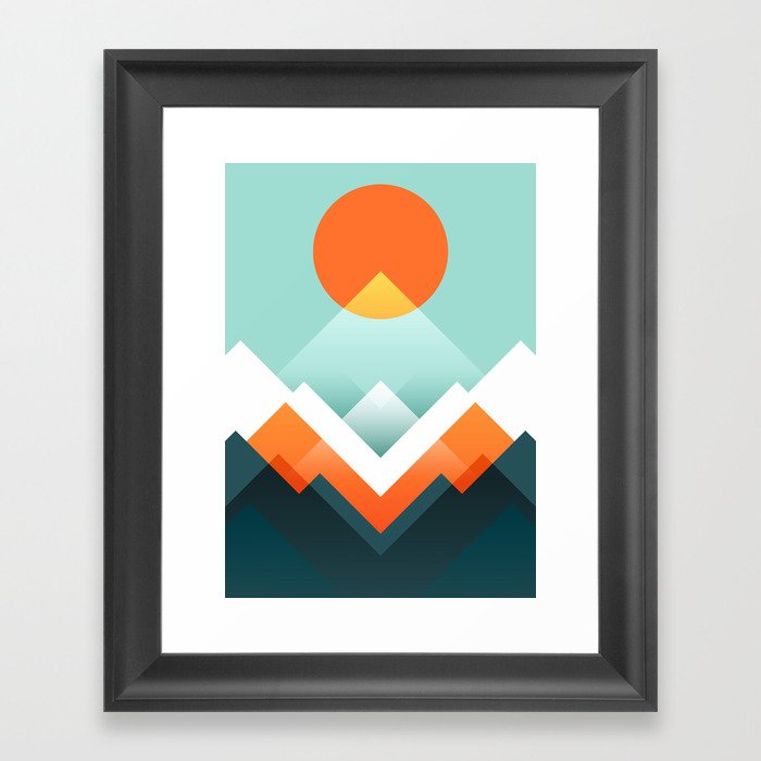 Everest Framed Art Print