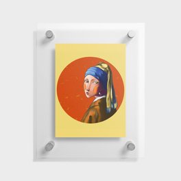 Vermeer - Girl with a Pearl Earring | Art Pill Floating Acrylic Print