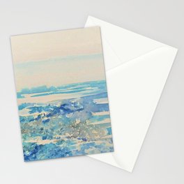Water Greeting Subdued Watercolor Stationery Card
