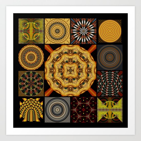 Patchwork2 Art Print