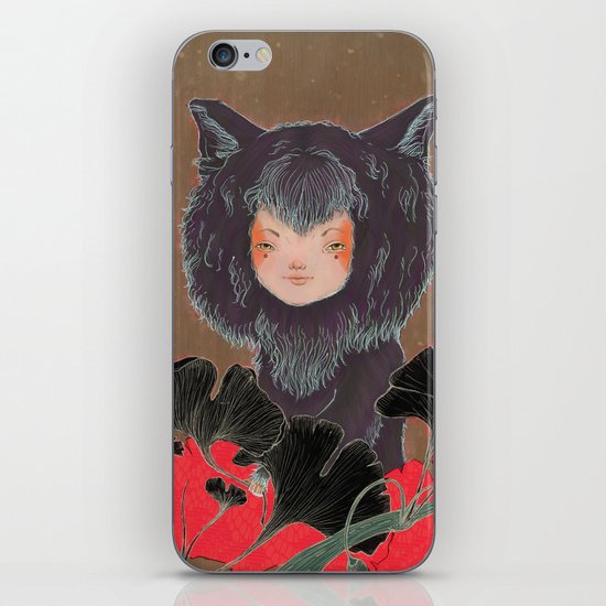 Fox Spirit Kitsune in Gingko iPhone & iPod Skin