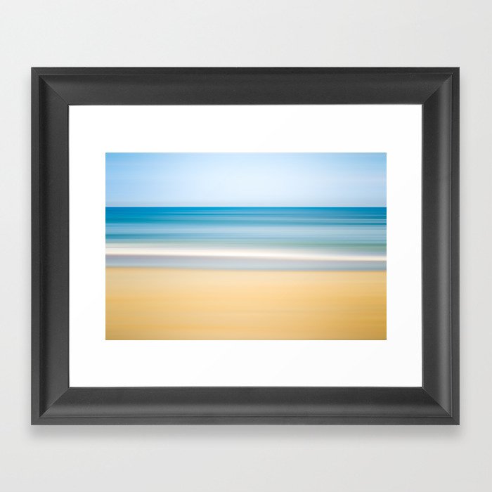 Abstract Beach Framed Art Print