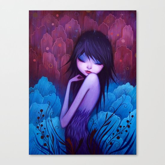 She Knows Canvas Print