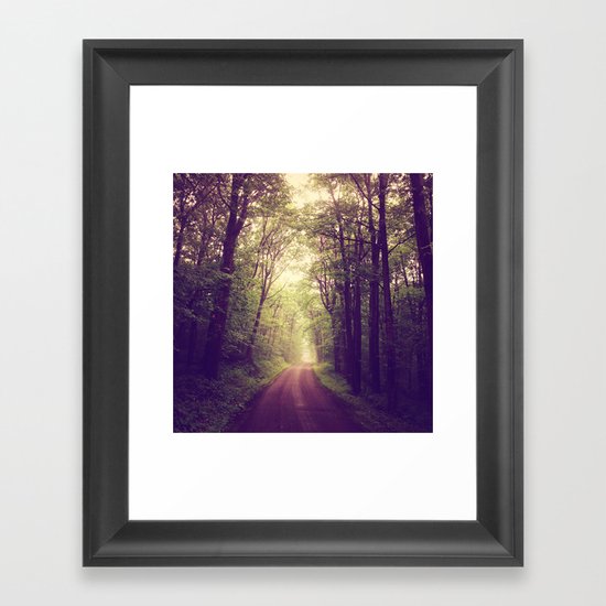 The Sound of Fog Coming Down Framed Art Print