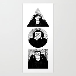 Sansaru Art Print | Digital, Monkey, Drawing, Sansaru 
