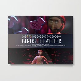 Birds of a Feather: Film Poster Metal Print