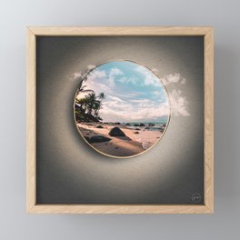 Portal Playa Framed Mini Art Print