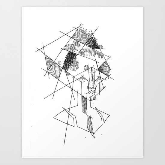 geisha Art Print