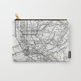 New York City Rapid Transit System Map Carry-All Pouch
