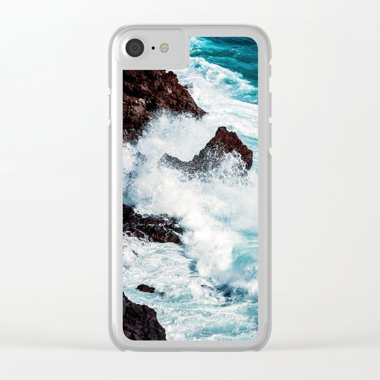 CONFRONTING THE STORM Clear iPhone Case