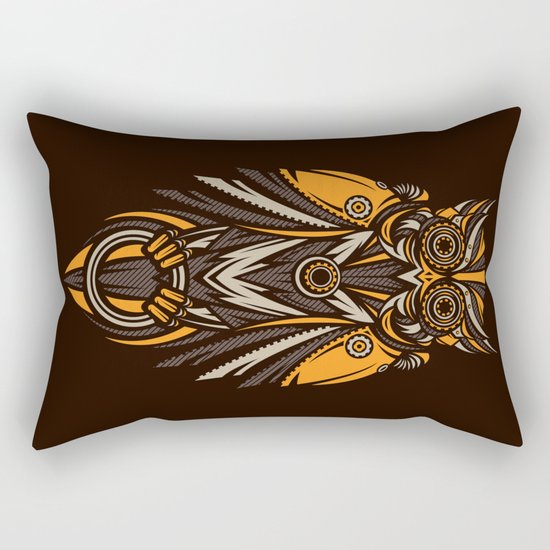 Owl-bots Rectangular Pillow