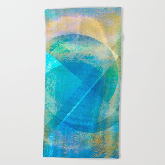 Abstract NC 02 Beach Towel