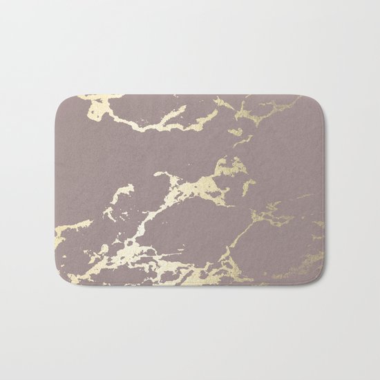Kintsugi Ceramic Gold on Red Earth Bath Mat