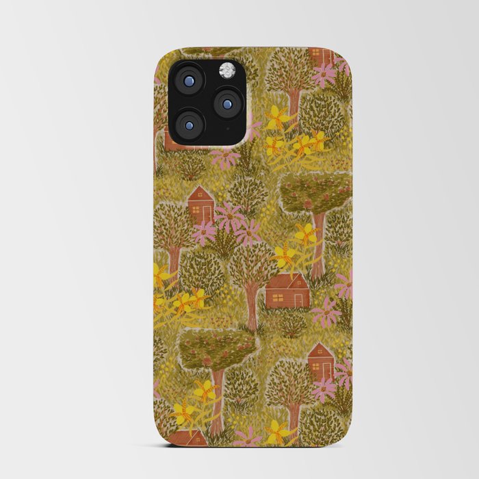 Summer woodland cabin iPhone Card Case