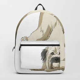 Berger des Pyrenees Dog meditate Backpack | Dogowner, Dogs, Paw, Drawing, Pets, Puppy, Dog, Doghead, Doglovers, Doglover 