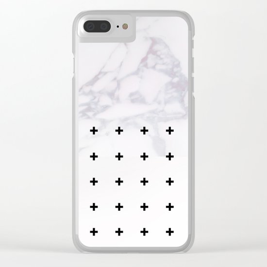 Marble Clear iPhone Case
