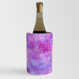 Purple Pink Galaxy Painting Wine Chiller