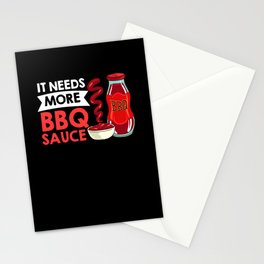 BBQ Sauce Barbeque Recipes Korean Barbecue Keto Stationery Card