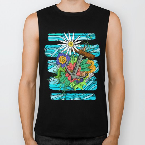 Nature's Anchor Biker Tank