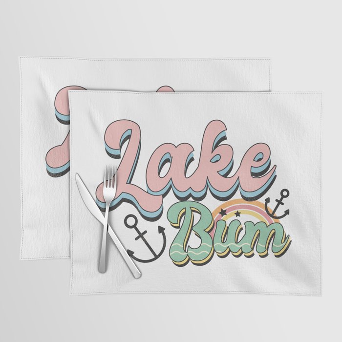 Lake Bum Retro Summer Placemat