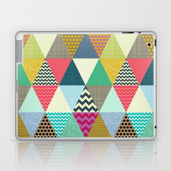 New York Beauty triangles Laptop & iPad Skin