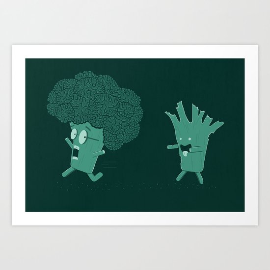 So Many Brains! Art Print