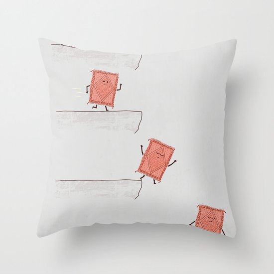 Carpet Diem Throw Pillow