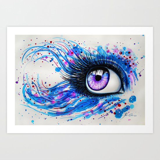 "In my eyes" Art Print